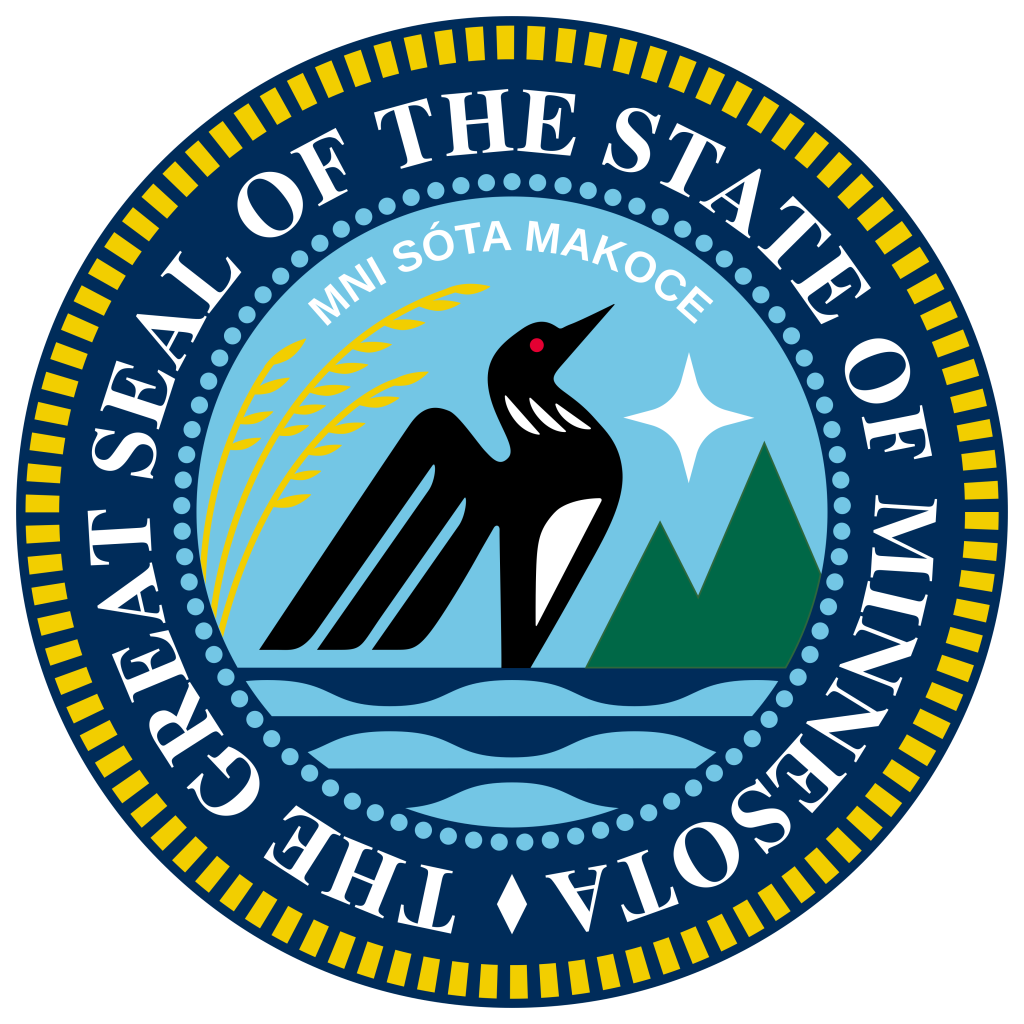 Gran sello del estado de Minnesota.