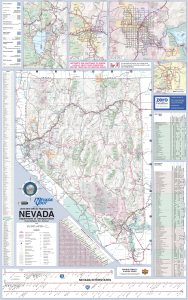 Mapa de Nevada.
