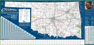 Mapa de Oklahoma.