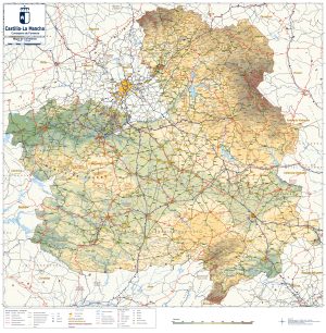 Mapa de carreteras de Castilla-La Mancha