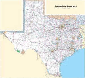 Mapa de Texas.