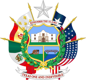 Reverso del sello del estado de Texas.