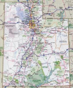 Carreteras de Utah.