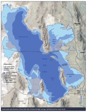 Plano del Gran Lago Salado, Utah