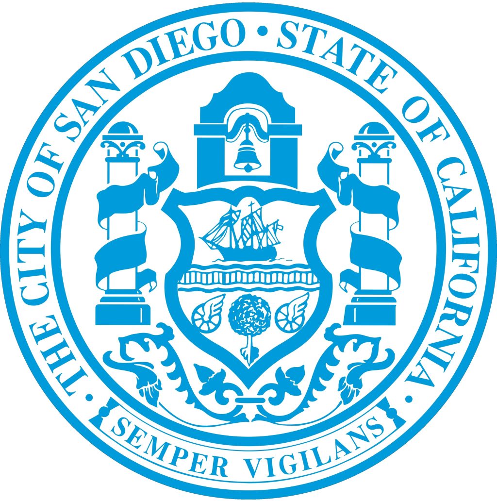 Sello de San Diego, California.