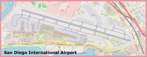 Plano del Aeropuerto Internacional de San Diego