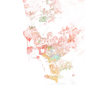 Distribuci&oacute;n racial y &eacute;tnica en San Diego