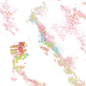 Distribuci&oacute;n &eacute;tnica en el &Aacute;rea de la Bah&iacute;a de San Francisco