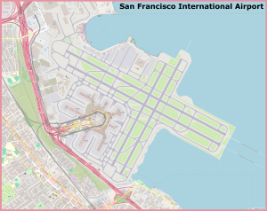 Plano del Aeropuerto Internacional de San Francisco