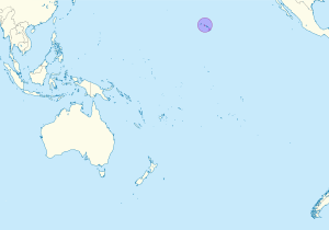 Mapa de ubicaci&oacute;n de la ciudad de Honolulu en Ocean&iacute;a.