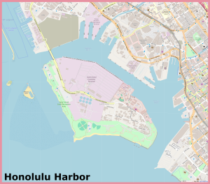 Plano del Puerto de Honolulu
