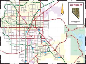 Plano de la ciudad de Las Vegas