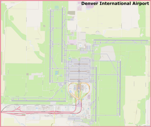 Plano del Aeropuerto Internacional de Denver