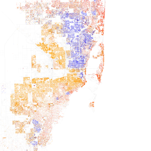 Distribuci&oacute;n racial y &eacute;tnica en Miami