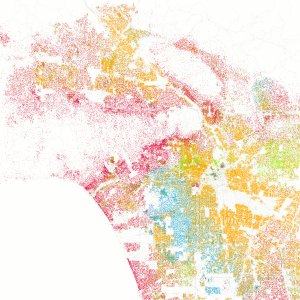 Distribuci&oacute;n racial y &eacute;tnica en Los &Aacute;ngeles