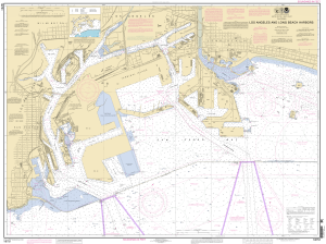 Carta n&aacute;utica del puerto de Los &Aacute;ngeles-Long Beach