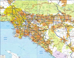Mapa del Gran Los &Aacute;ngeles