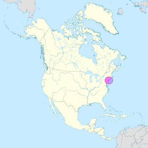 Mapa de ubicación de la ciudad de Nueva York en América del Norte. Mapa de ubicación de la ciudad de Nueva York en América del Norte.