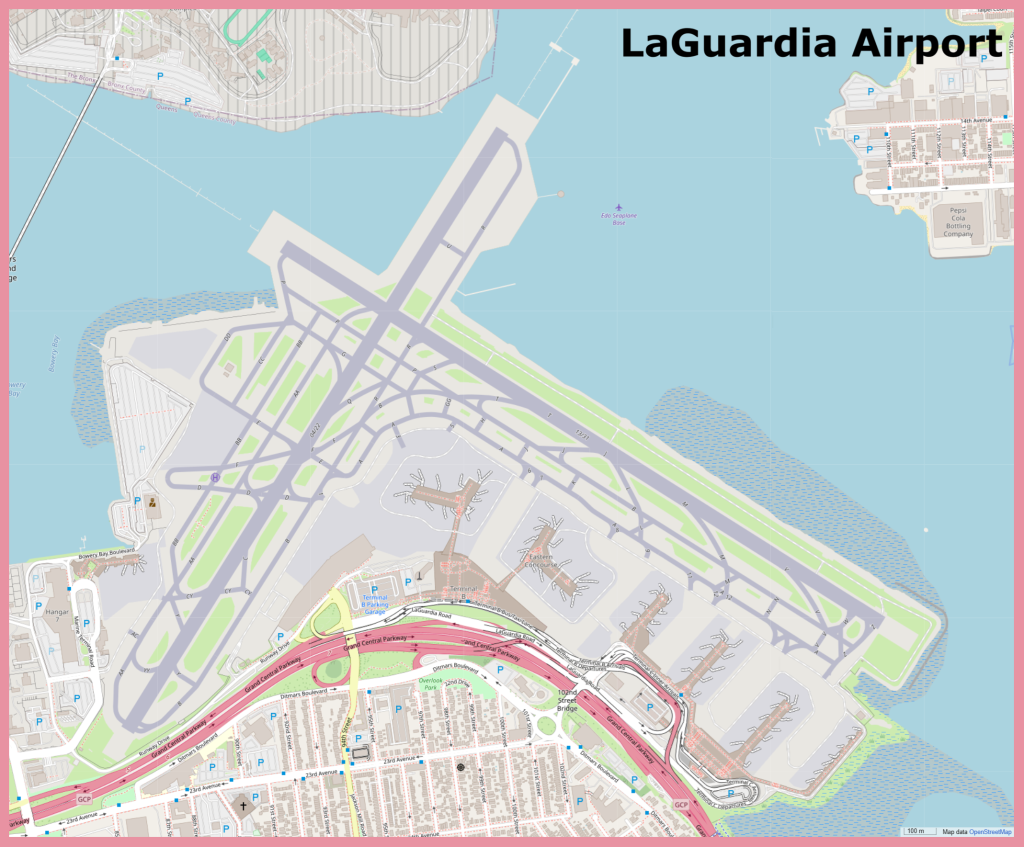 Plano del Aeropuerto LaGuardia.