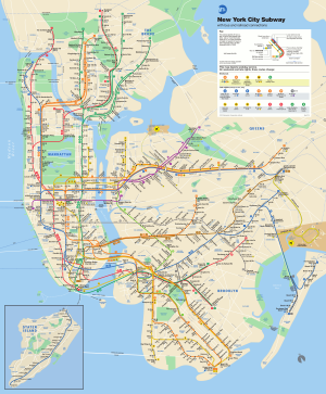 Plano del Metro de Nueva York
