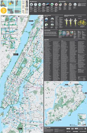 Plano de carriles bici de la ciudad de Nueva York