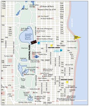Plano del Upper East Side, Nueva York