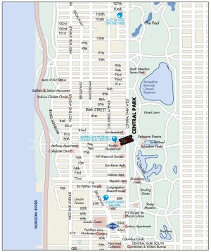 Plano del Upper West Side, Nueva York
