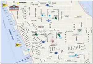 Plano de Greenwich Village, Chelsea, SoHo y Little Italy