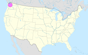 Mapa de ubicaci&oacute;n de la ciudad de Seattle.