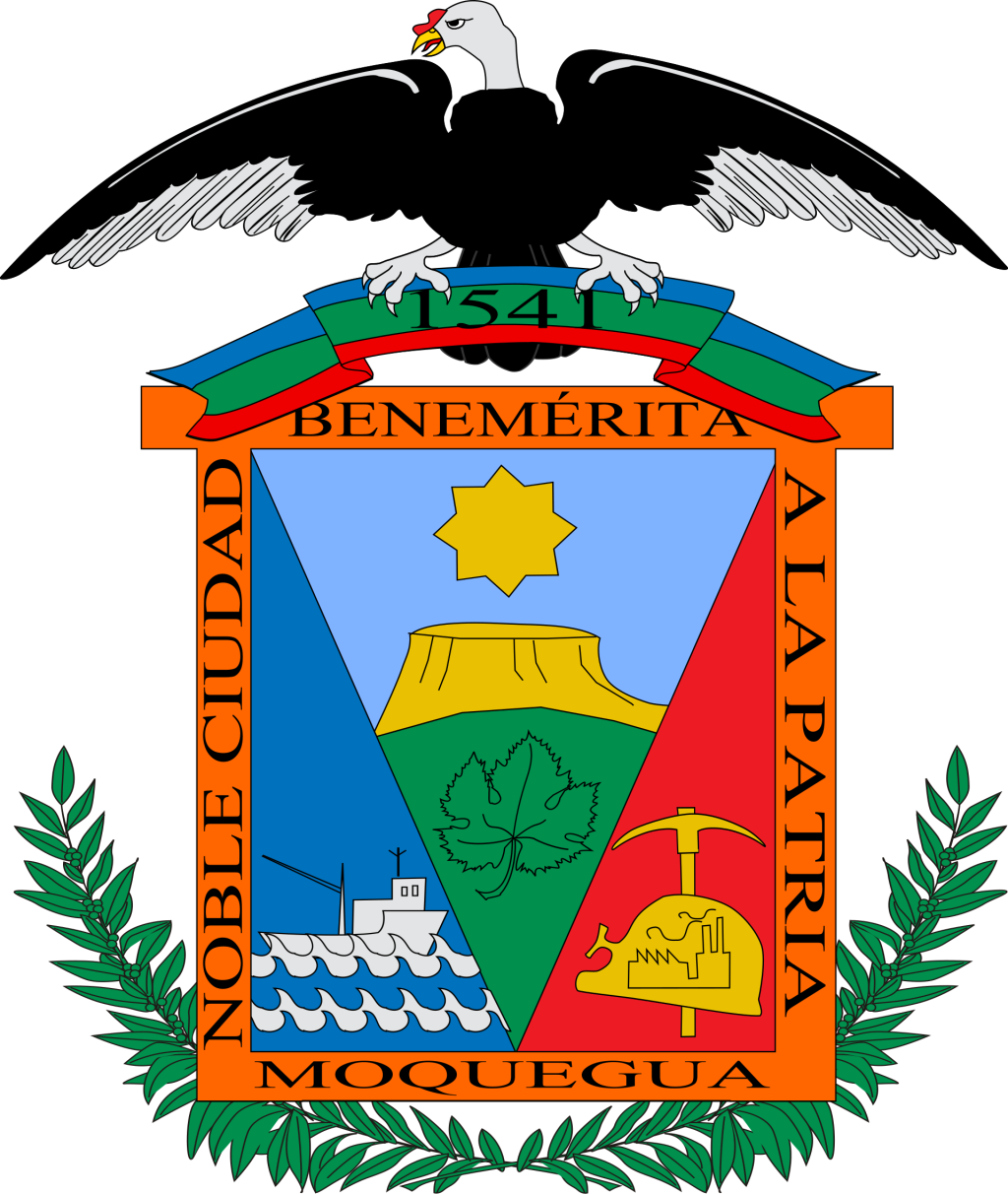 Escudo del departamento de Moquegua.