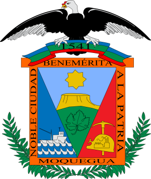 Escudo del departamento de Moquegua