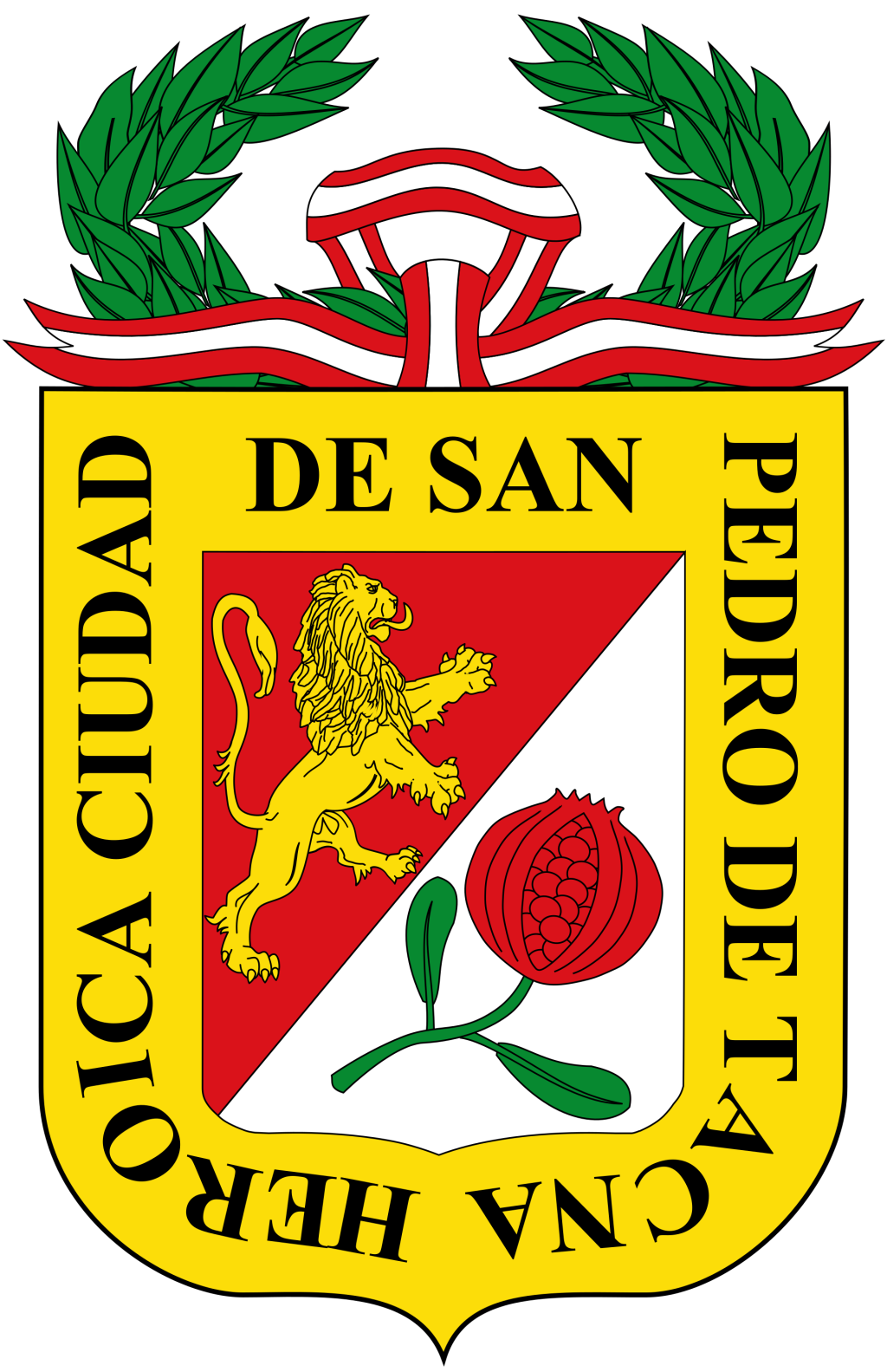 Escudo del departamento de Tacna.