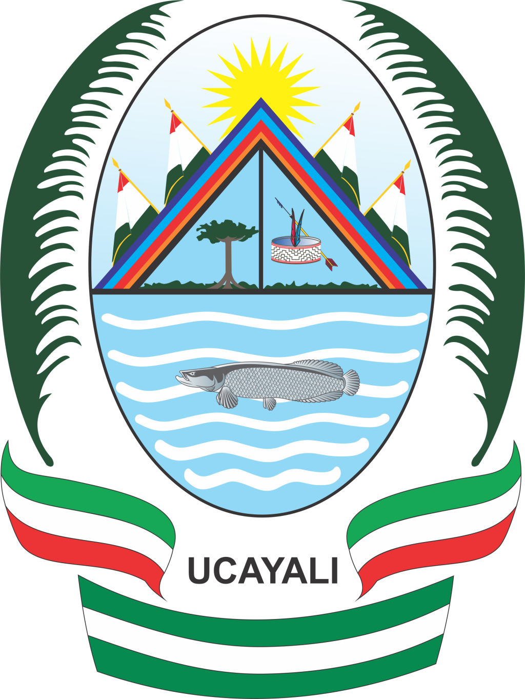 Escudo del departamento de Ucayali.
