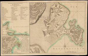 Plano de la Ciudad, Plaza y Fuerzas de Melilla 1793.