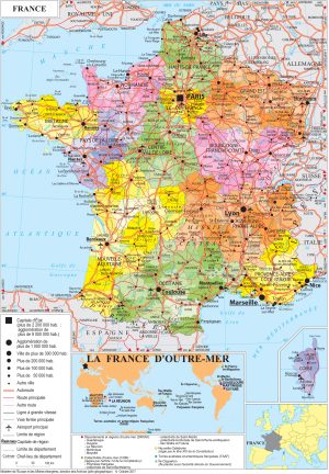 Mapa de Francia