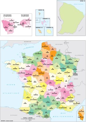 &iquest;Cu&aacute;les son los departamentos de Francia?