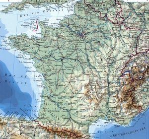 Topograf&iacute;a de Francia.