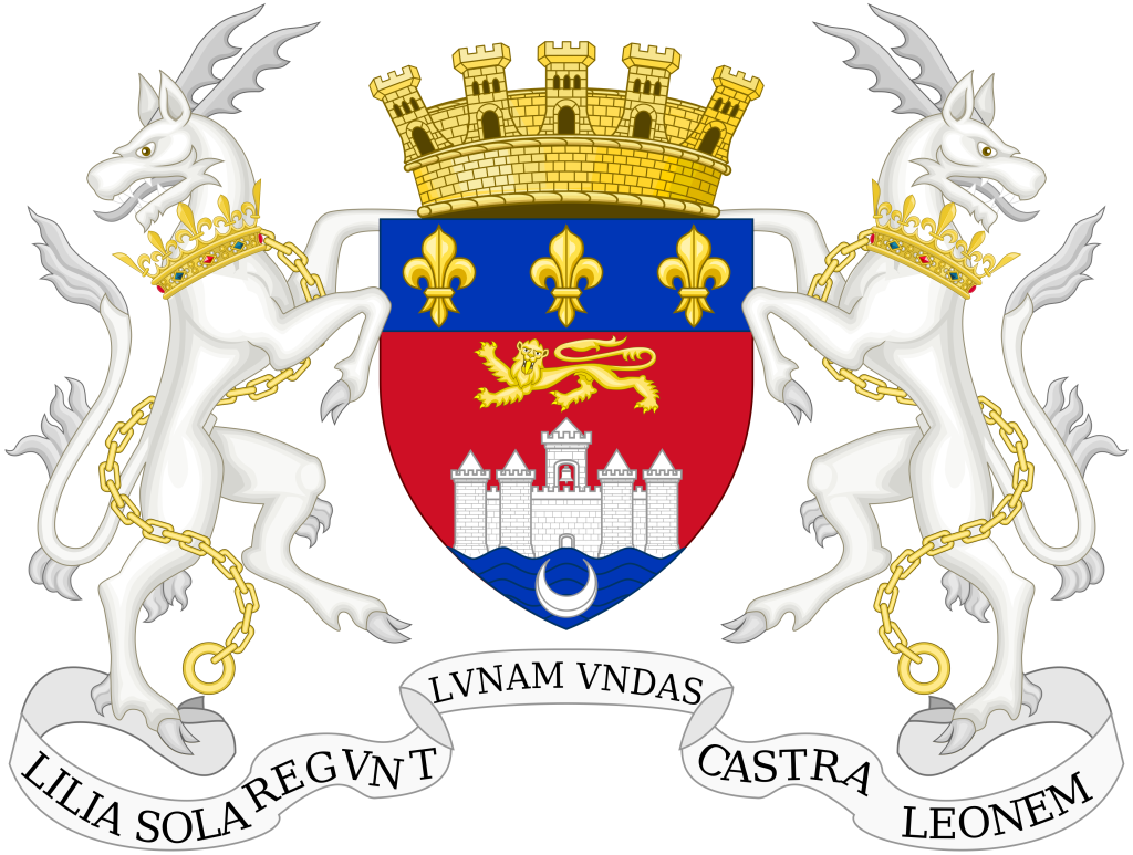 Escudo de la ciudad de Burdeos.