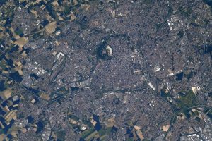 Imagen satelital de la ciudad de Lille. Imagen satelital de la ciudad de Lille.