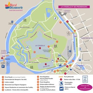 Plano de la ciudadela de Lille
