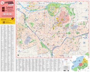 Mapa tur&iacute;stico de la ciudad de Lille