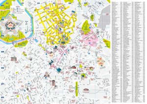 Plano del centro de la ciudad de Lille