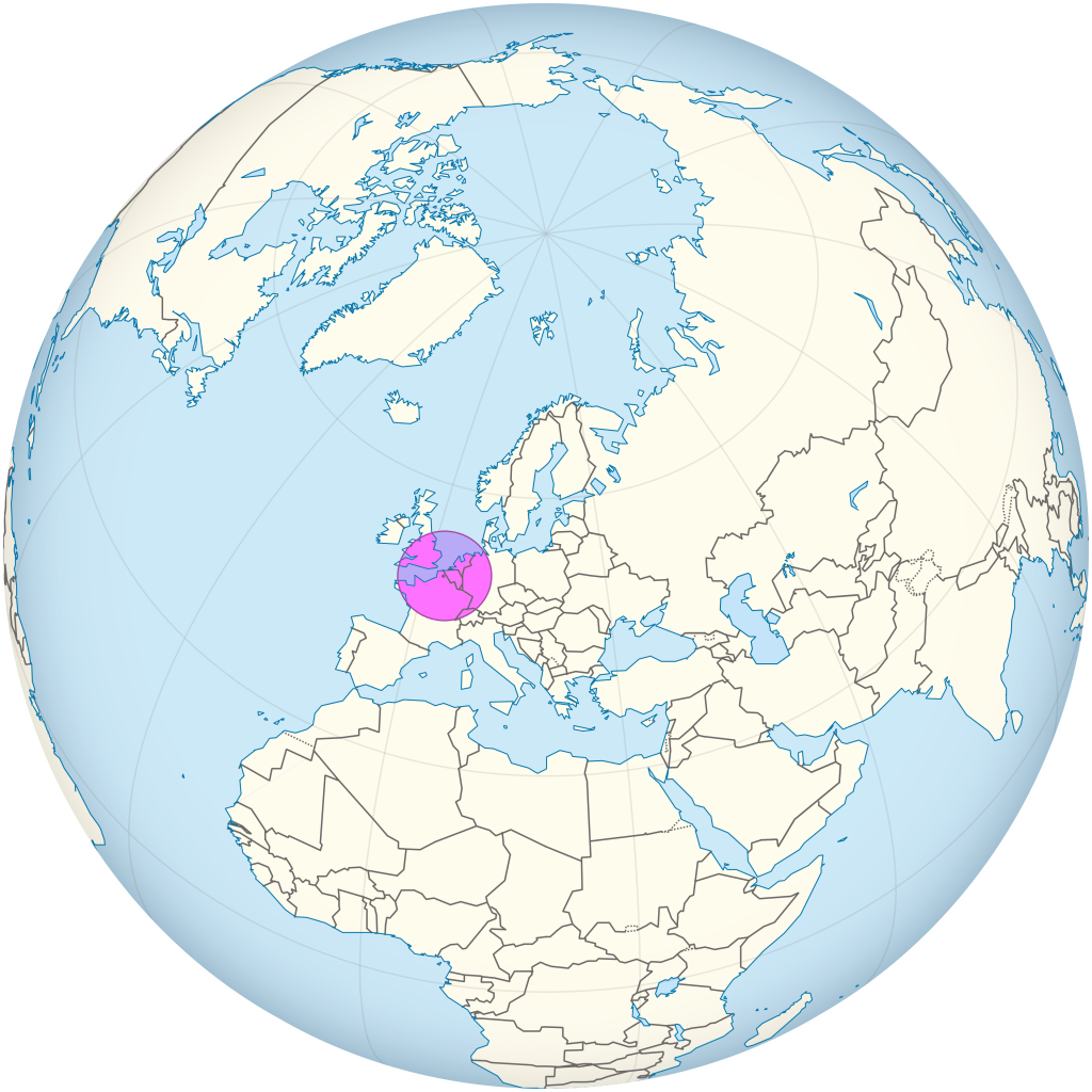 Mapa de ubicaci&oacute;n de la ciudad de Lille.