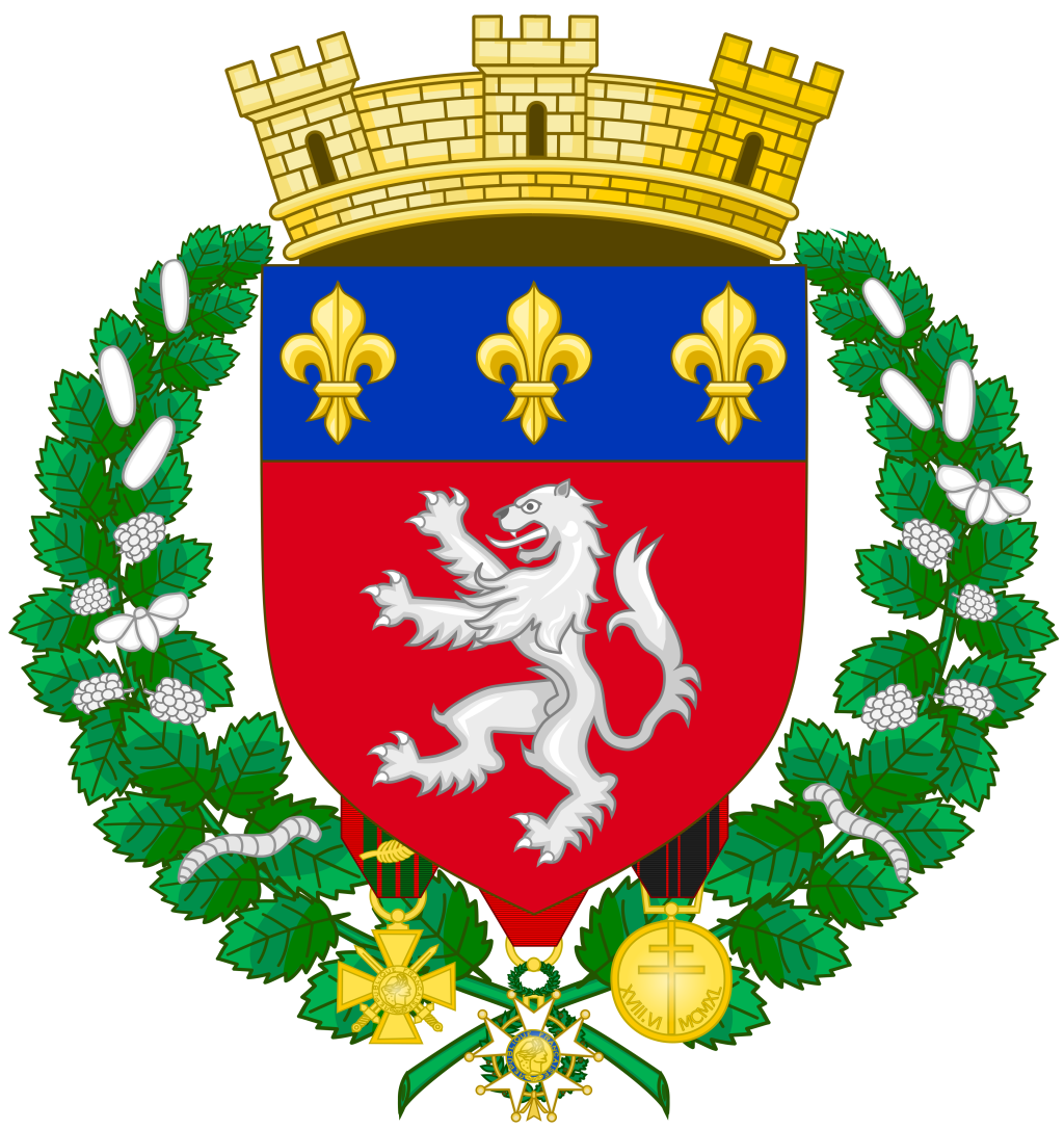 Escudo de la ciudad de Lyon.