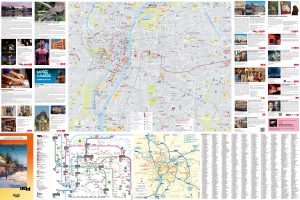Mapa tur&iacute;stico de la ciudad de Lyon