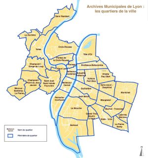 &iquest;Cu&aacute;les son los barrios de Lyon?