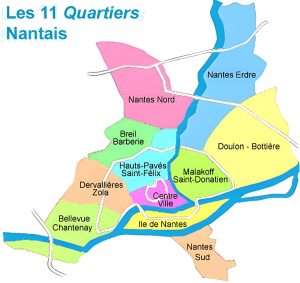 &iquest;Cu&aacute;les son los barrios de Nantes?