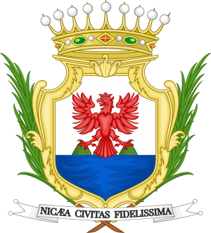 Escudo de la ciudad de Niza