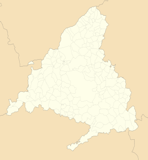 Mapa mudo de la Comunidad de Madrid