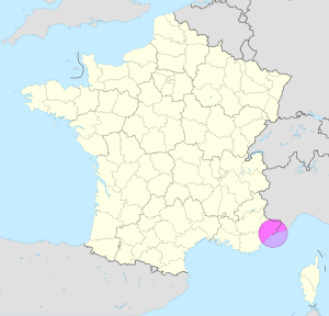 Mapa de ubicaci&oacute;n de la ciudad de Nantes en Francia.